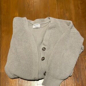 Cozy Gray Cardigan Sweater